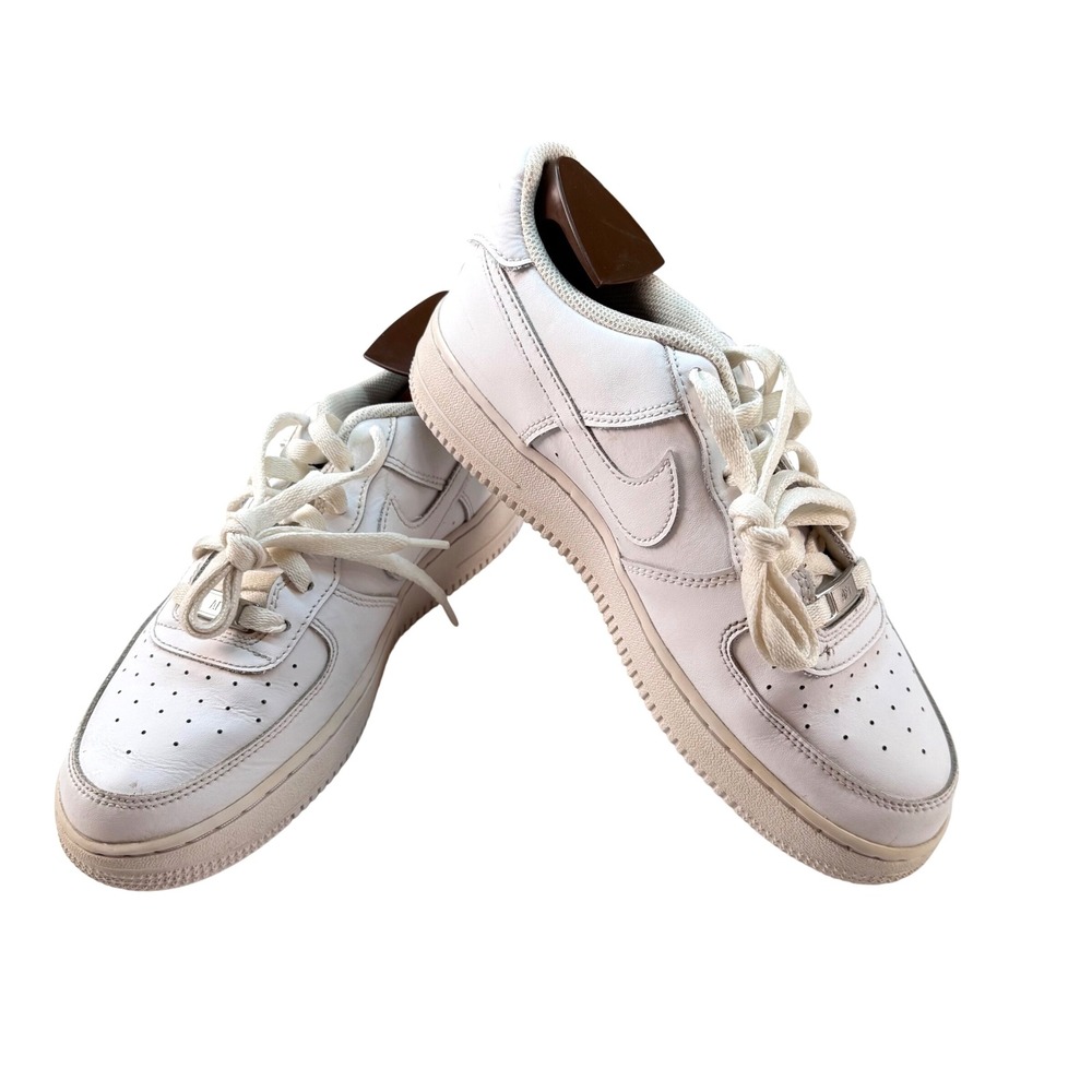 Nike Air Force 1 Low White Sneakers Youth Size 7Y
